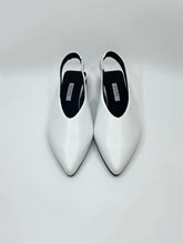 画像をギャラリービューアに読み込む, Back Strap Leather Pumps -White-