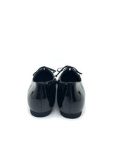 画像をギャラリービューアに読み込む, Square Toe Leather Enamel Pumps -Black-