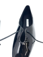 画像をギャラリービューアに読み込む, Square Toe Leather Enamel Pumps -Black-